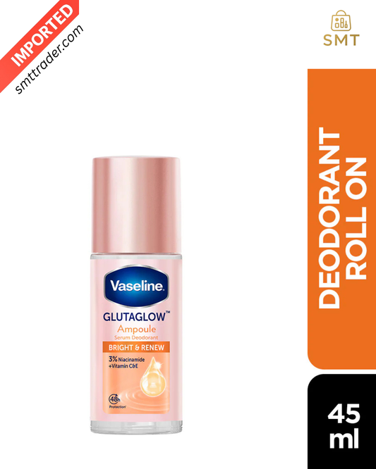 Vaseline GlutaGlow Ampoule Roll-On Deodorant Bright Dry 45ml – 48H Protection