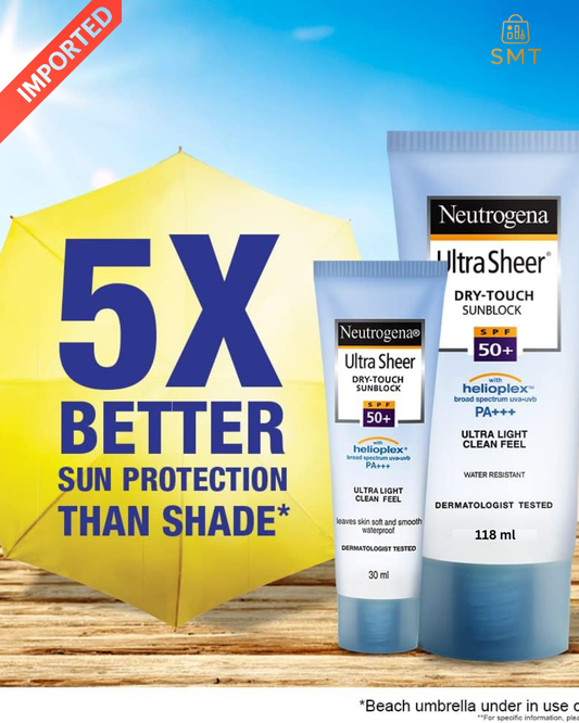 NEUTROGENA Sunscreen - SPF 50 PA+++ Ultra Sheer Dry Touch Sunblock SPF 50+ 118ml
