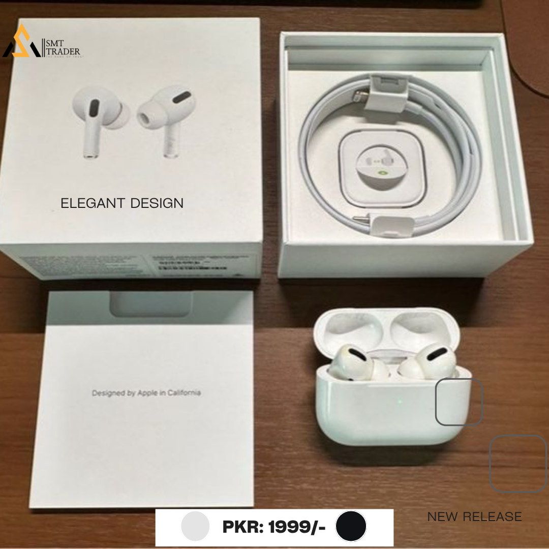 Airpods pro 2nd generation Black original, Bluetooth Headphones, Active Noise Cancellation, Super Sound Bass, long Battery