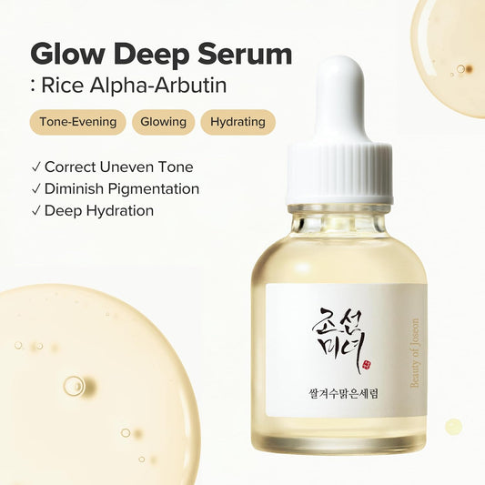 Beauty of Joseon Glow Deep Serum Rice + Alpha-Arbutin 30ml – Dark Spot Correcting & Brightening Serum in Pakistan