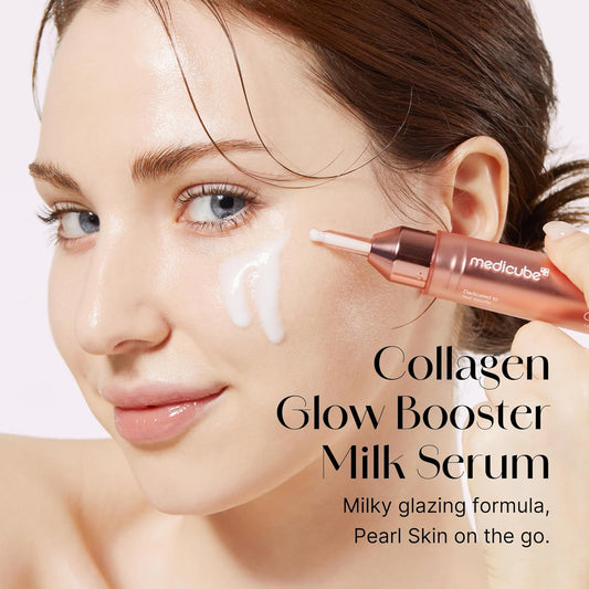 medicube Collagen Glow Booster Milk Serum 15ml – Radiance, Hydration & Firming Serum with Niacinamide in Pakistan
