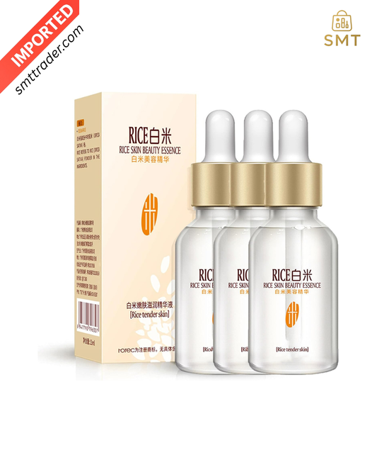 White Rice Serum Volcanic - Rice Skin Beauty Essence, Lifting And Anti Wrinkle Serum, Face Serum Lifting Firm, Beauty Moisturizing White, Take Good Care Of Moisturizing And Tender Skin