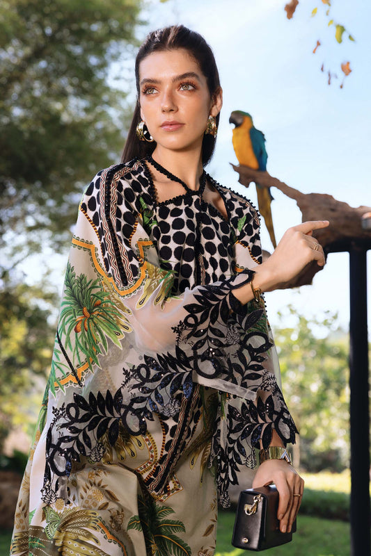 MARIA.B. Original 3 Piece Unstitched Embroidered Lawn Suit – MPT-2905-A-Vol-07