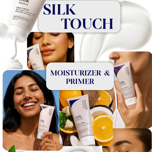 FLiCKA Silk Touch 3-in-1 Moisturizer & Primer 100ml (A+ Copy) – Hydrating Makeup Base & Pore Minimizer in Pakistan