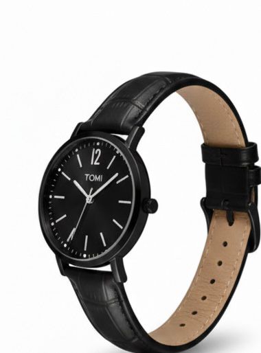 TOMI Business Quartz Watch for Men – Stainless Steel Wrist Watch