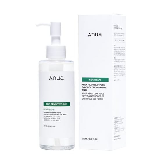 Anua Heartleaf Pore Cleansing Oil Mild 200ml – Gentle Oil Cleanser for Sensitive Skin & Blackhead Removal in Pakistan