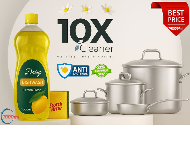 Daisy Antibacterial Dishwash Liquid 1000ml