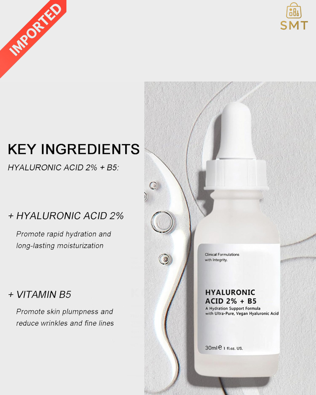 Niacinamide 10% + Zinc 1% & Hyaluronic Acid 2% + B5 Serum Set – Pore Control, Hydration & Acne Marks Treatment Combo Pack