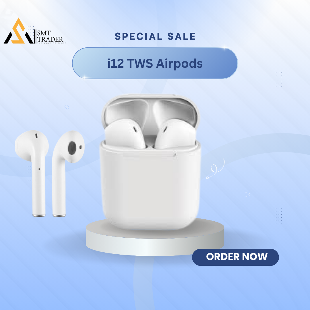I12 TWS Wireless Bluetooth Headset with Mic in-Ear Stereo Earbuds