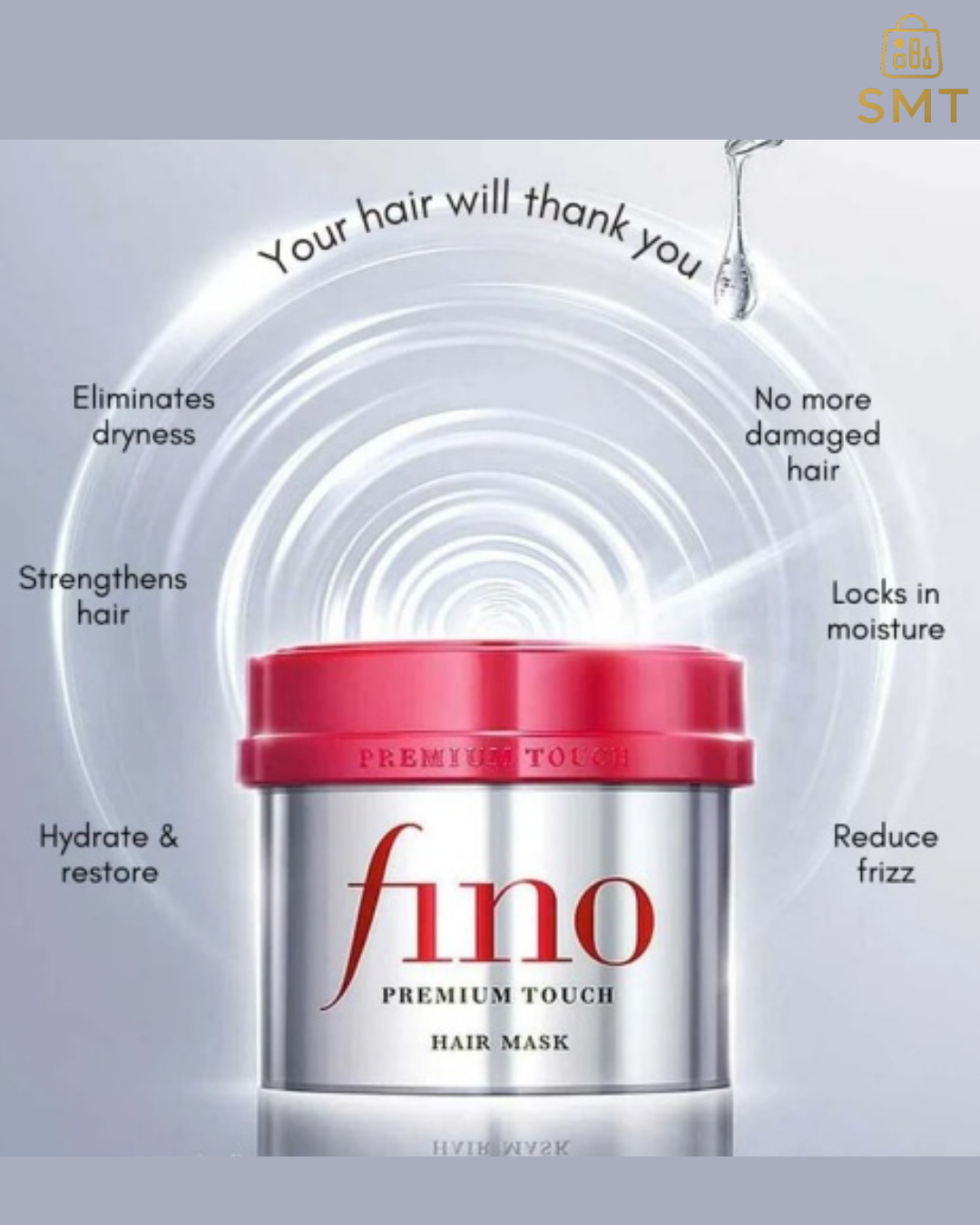 Shiseido Fino Premium Touch Hair Mask – Deep Repair & Smoothness Treatment for Damaged Hair