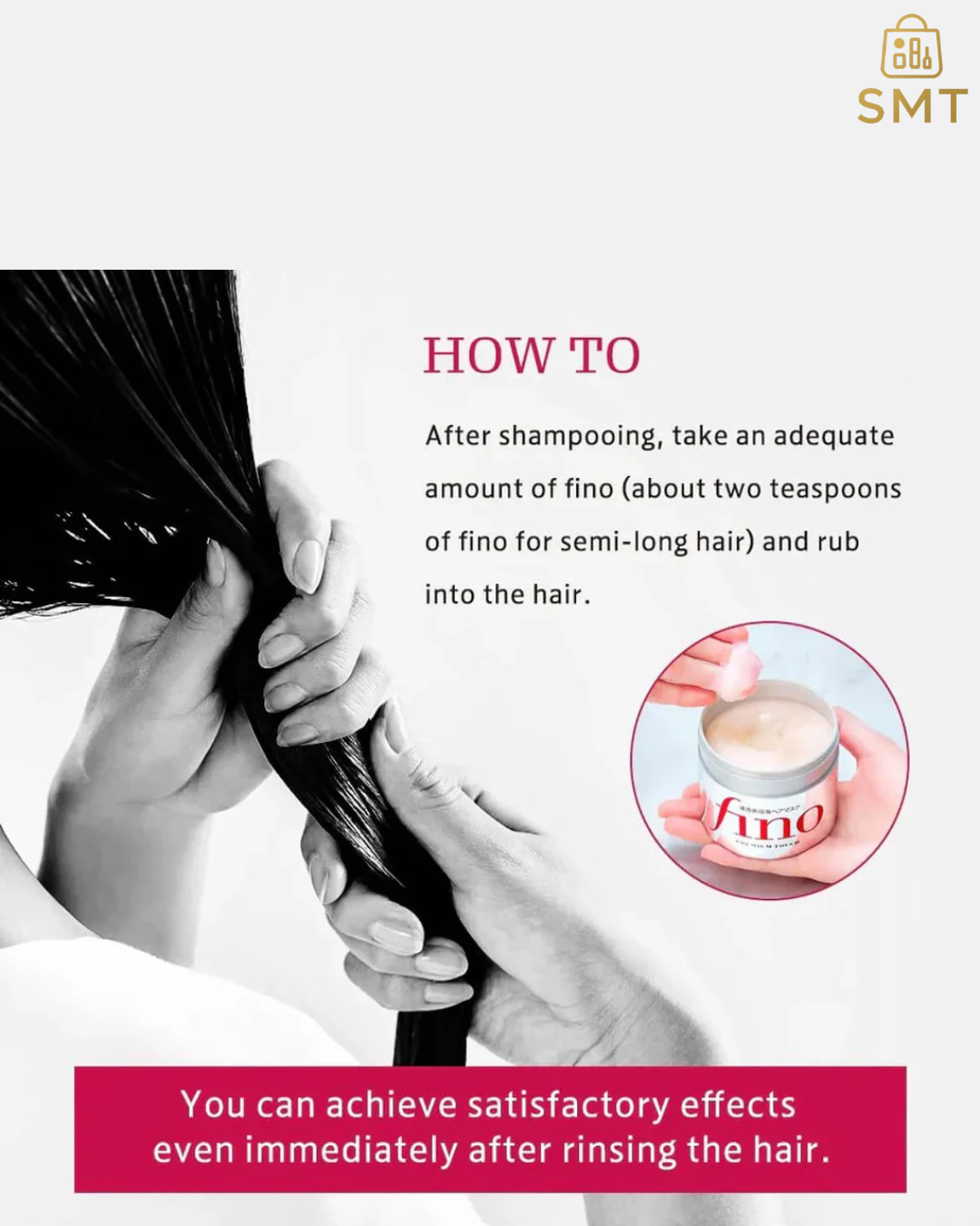 Shiseido Fino Premium Touch Hair Mask – Deep Repair & Smoothness Treatment for Damaged Hair