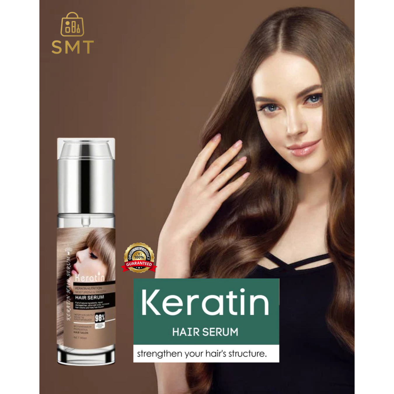 Keratin Hair Serum For Damage Hair Repair