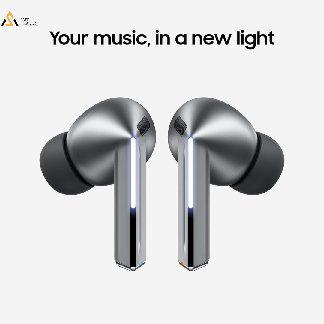 Buds 3 Pro Redesigned Comfort Fit, Silver, look like the originals ( Samsung Galaxy Bud 3 Pro) , feature high sound quality, Bluetooth version 5.3, and wireless charging