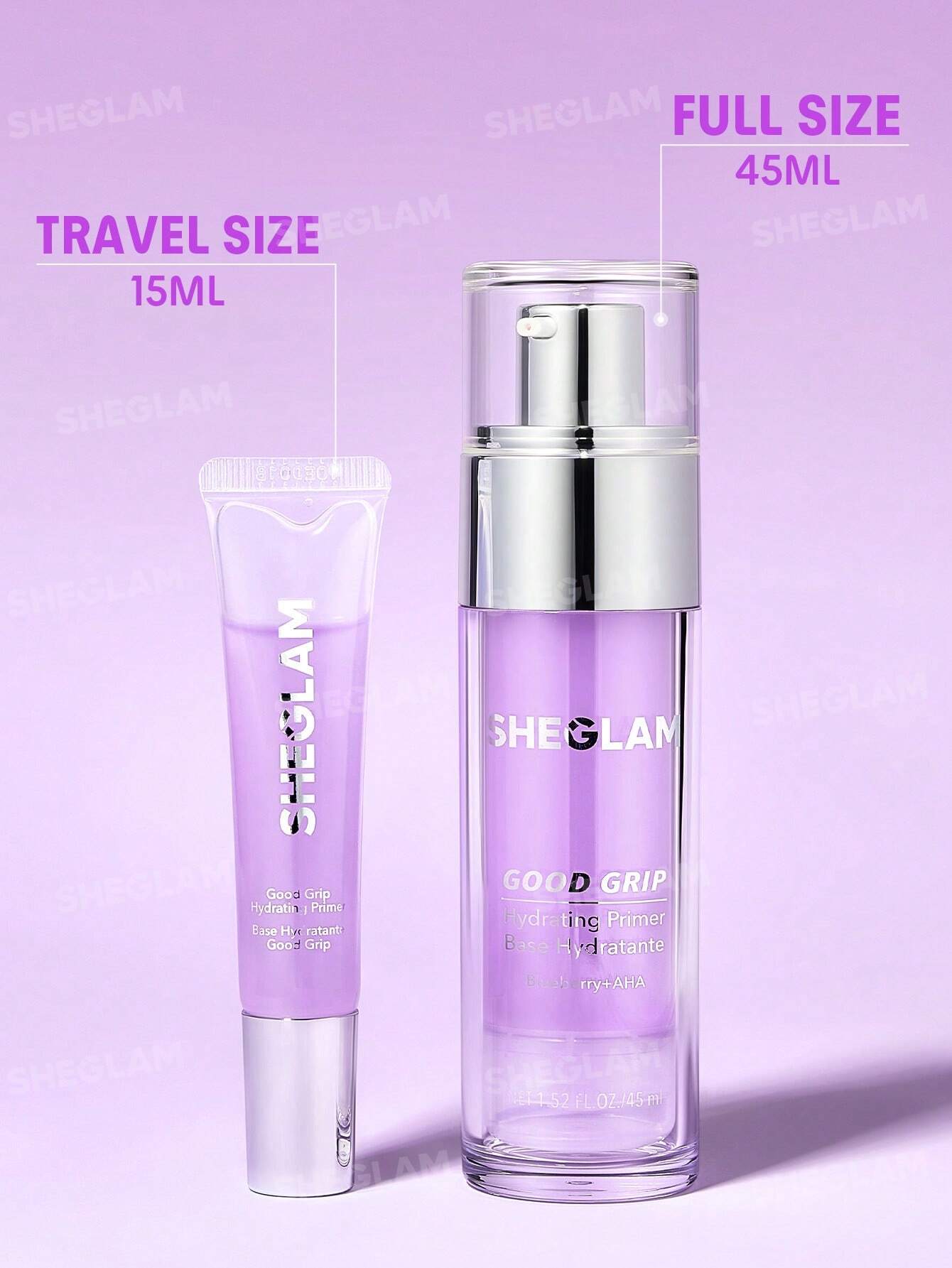 Good Grip Hydrating Primer Blueberry + AHA (Travel Size 15ml) – Glow Boosting Makeup Primer & Pore Smoother in Pakistan