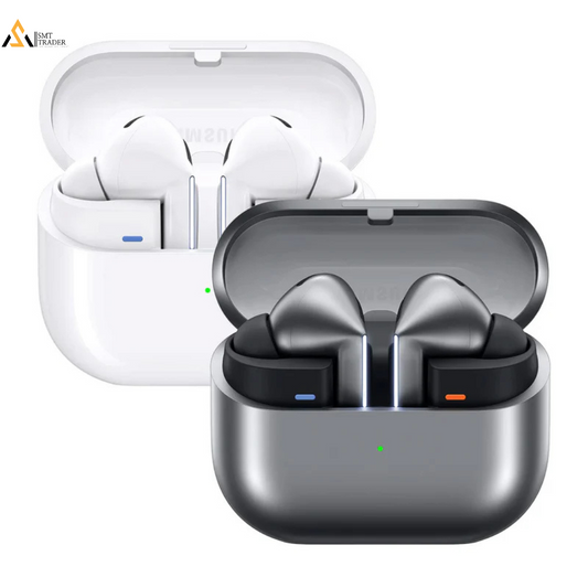 Buds 3 Pro Redesigned Comfort Fit, Silver, look like the originals ( Samsung Galaxy Bud 3 Pro) , feature high sound quality, Bluetooth version 5.3, and wireless charging