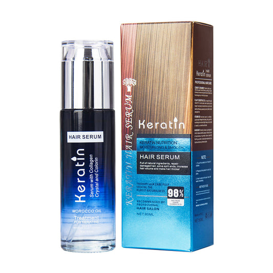 Keratin Hair Serum 80ml Intensive Repair & Shine Treatment
