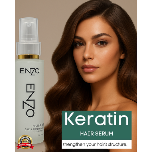 Original Enzo Professional Keratin Hair Serum | Best Solution For Patch's Damaged Hair Smooth Hair - 100 ML