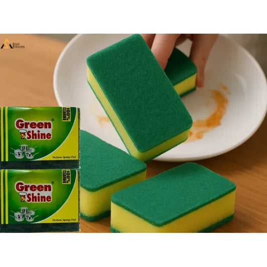 Kitchen Sponges for Dish, Scrub Sponges Dish Sponges for Washing Dishes Heavy Duty Kitchen Sponge Double Sided Dish Cleaning Scrub Sponge for Household Kitchen Bathroom