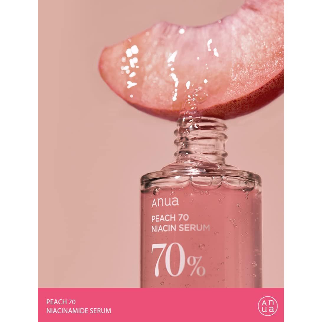 Anua Peach 70 Niacinamide Serum 30ml / brightening hydrating face serum/daily clean beauty