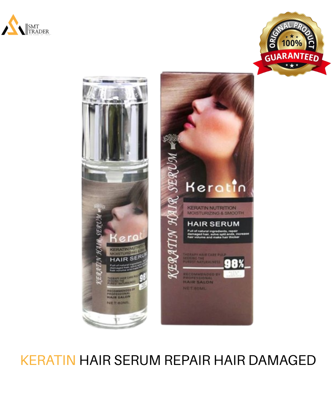 Keratin Hair Serum For Damage Hair Repair