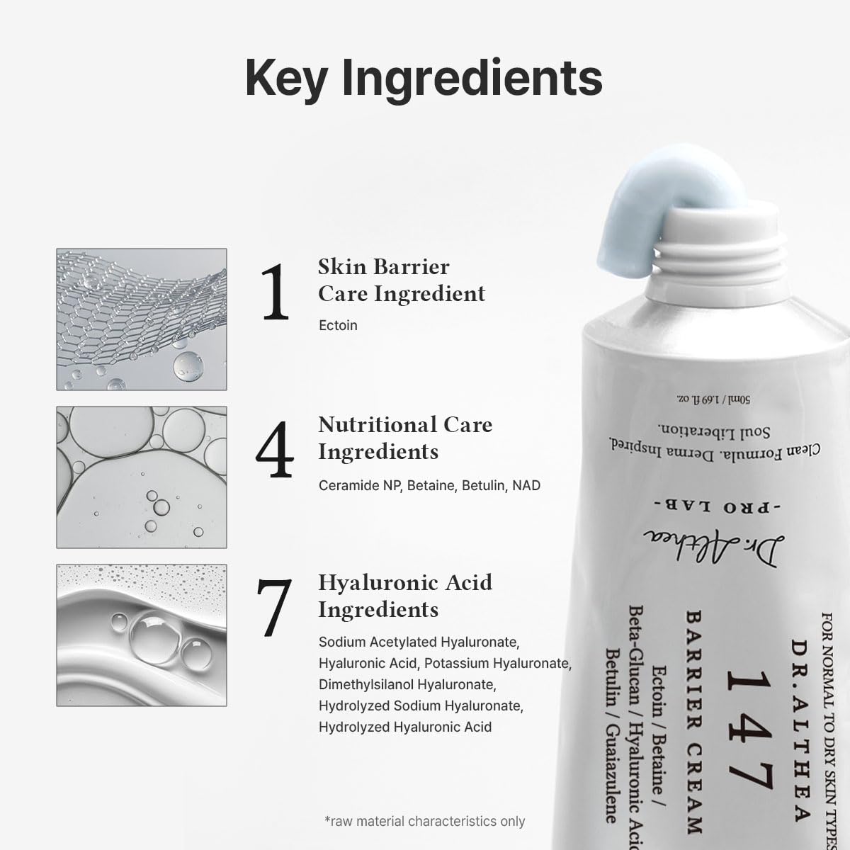 Dr. Althea 147 Barrier Cream – Hyaluronic Acid & Ceramide Moisturizer for Deep Hydration & Skin Barrier Repair in Pakistan