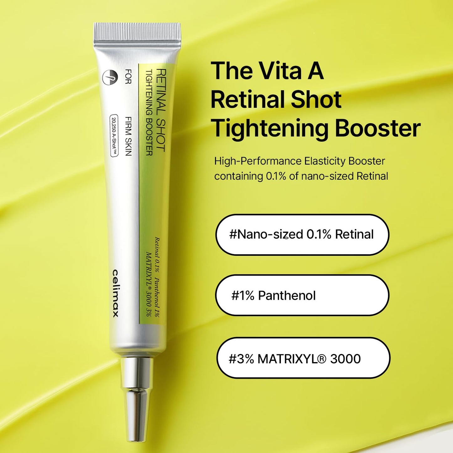 Celimax Vita A Retinal Shot 0.1% – Anti-Aging Tightening Serum 15ml