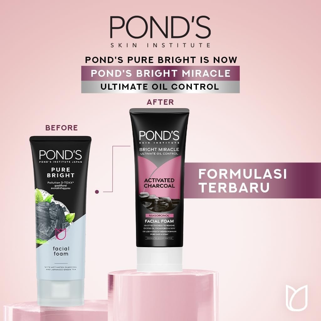 POND’S Pure White Deep Cleansing Facial Foam – Brightening Face Wash 100g