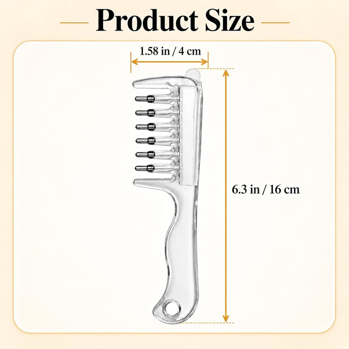 Scalp Oil Applicator Comb – Minoxidil, Hair Serum & Hair Oil