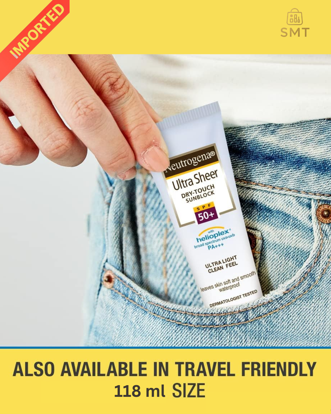 NEUTROGENA Sunscreen - SPF 50 PA+++ Ultra Sheer Dry Touch Sunblock SPF 50+ 118ml