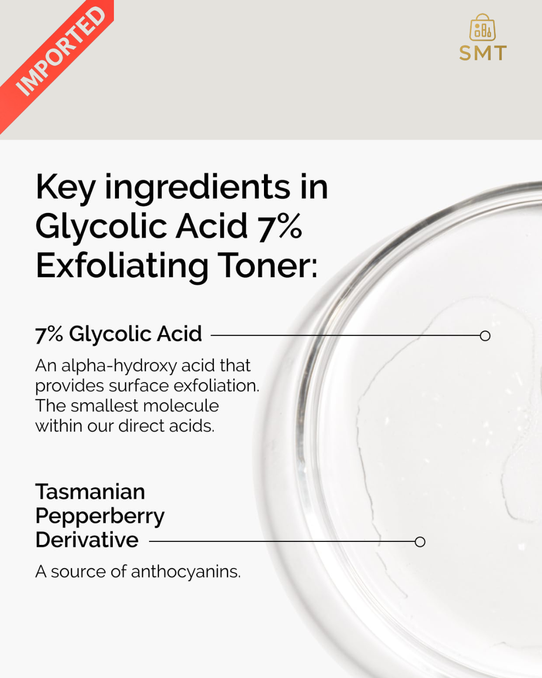 The Ordinary Glycolic Acid 7% Exfoliating Toner, Brightening and Smoothing Daily Toner for More Even-Looking Skin Tone, Amazon Product