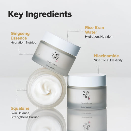Beauty of Joseon Dynasty Cream 50ml – Rice & Ginseng Hydrating Moisturizer for Dry & Sensitive Skin in Pakistan