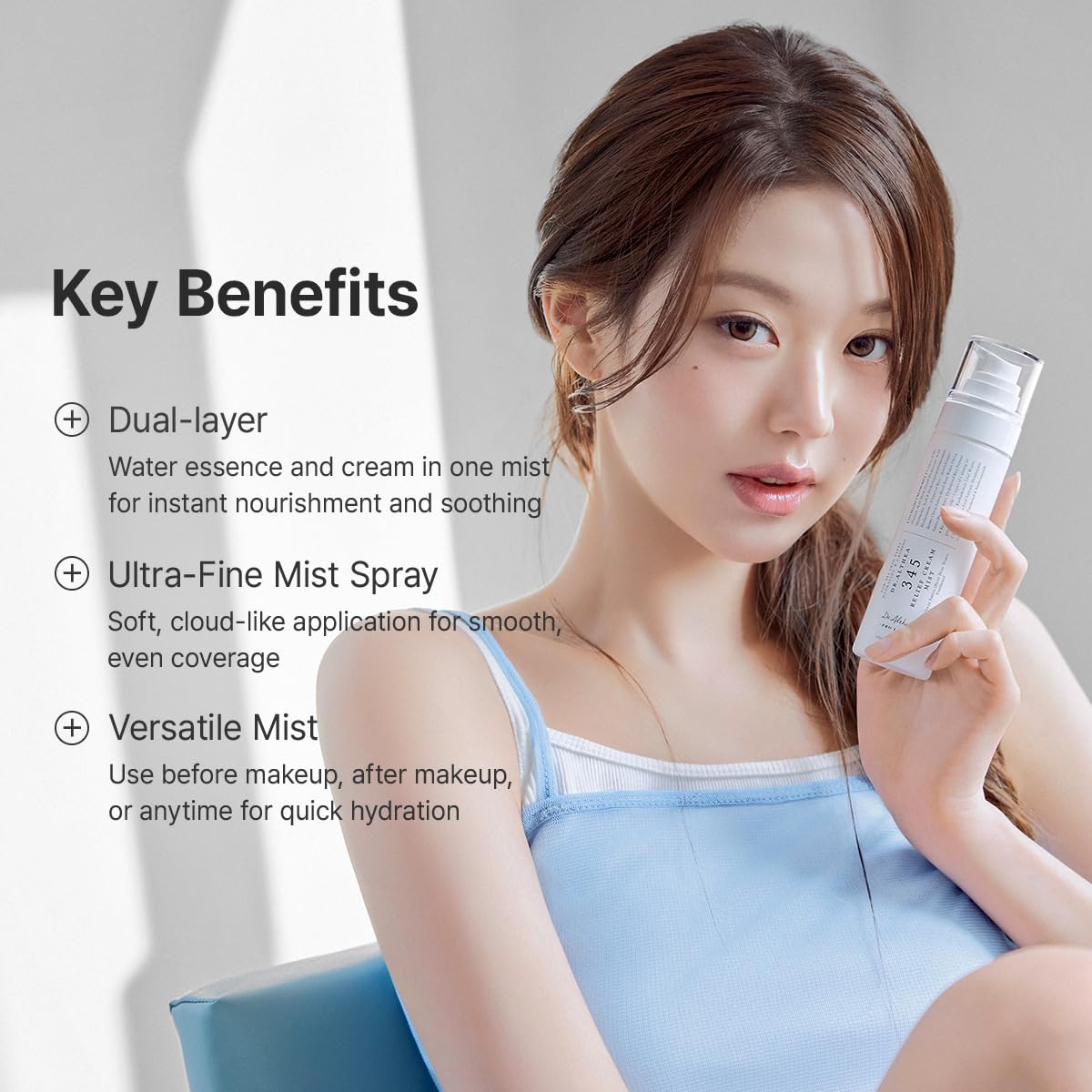 Dr.Althea 345 Relief Cream Mist | Hydrating Facial Mist with Rice Extract | Soothing Care for Sensitive Skin (60ml)