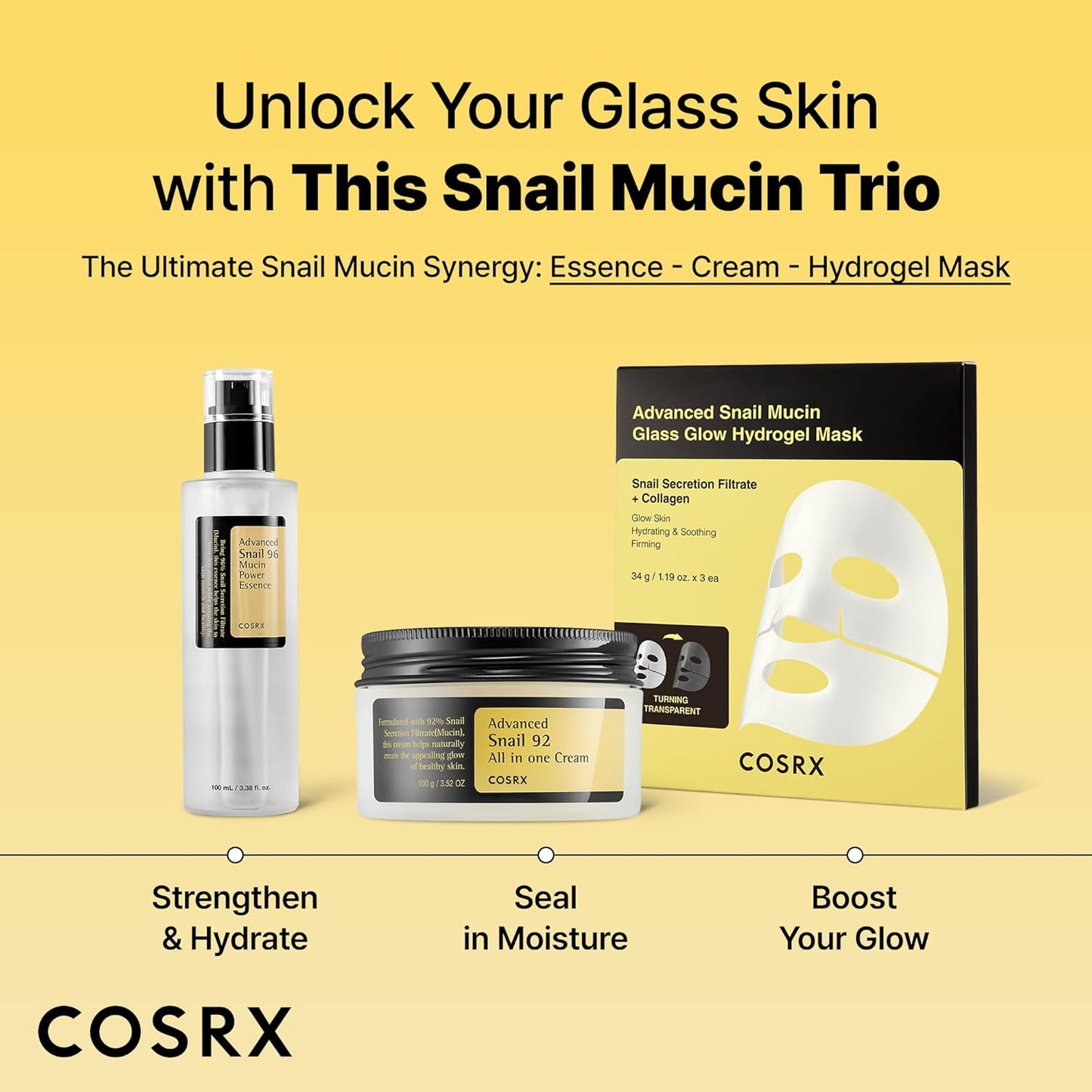 COSRX Advanced Snail 92 All In One Cream 100ml – Korean Repairing & Hydrating Moisturizer