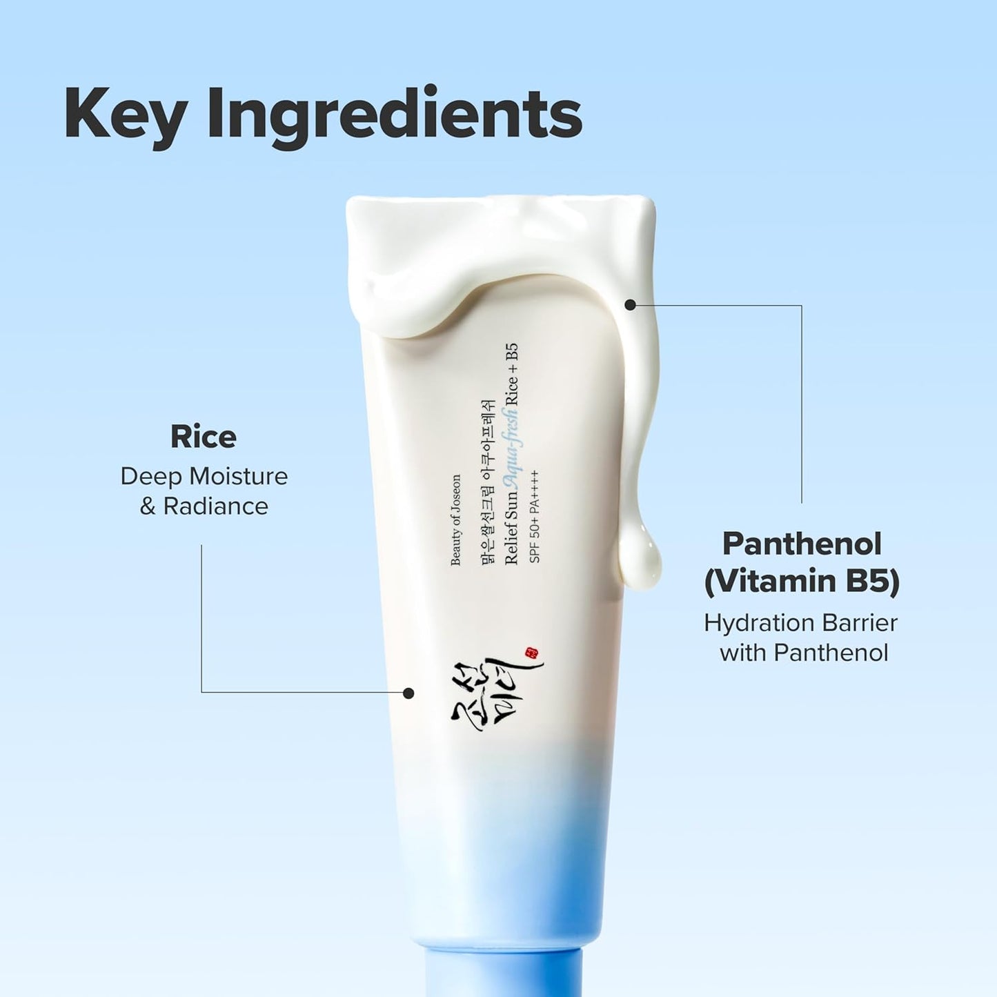 Beauty of Joseon Relief Sun Aqua-Fresh Sunscreen SPF 50+ PA++++ – Rice + Panthenol Lightweight UV Protector for Sensitive & Acne-Prone Skin in Pakistan