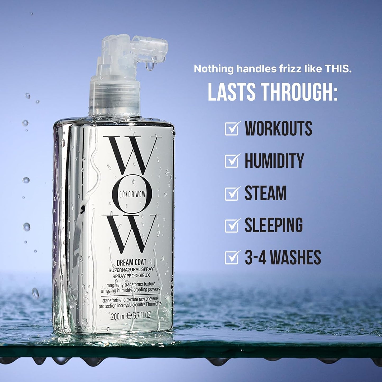 Color Wow Dream Coat Supernatural Spray 200ml – Anti-Frizz Humidity Proof Hair Spray for Smooth, Glossy Hair in Pakistan