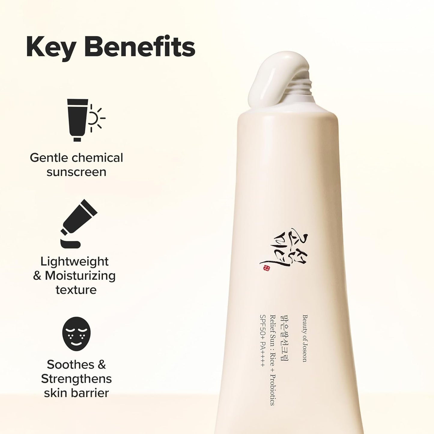 Beauty of Joseon Relief Sun Rice + Probiotics SPF50+ PA++++ 50ml – Lightweight Korean Sunscreen for Hydration & UV Protection in Pakistan