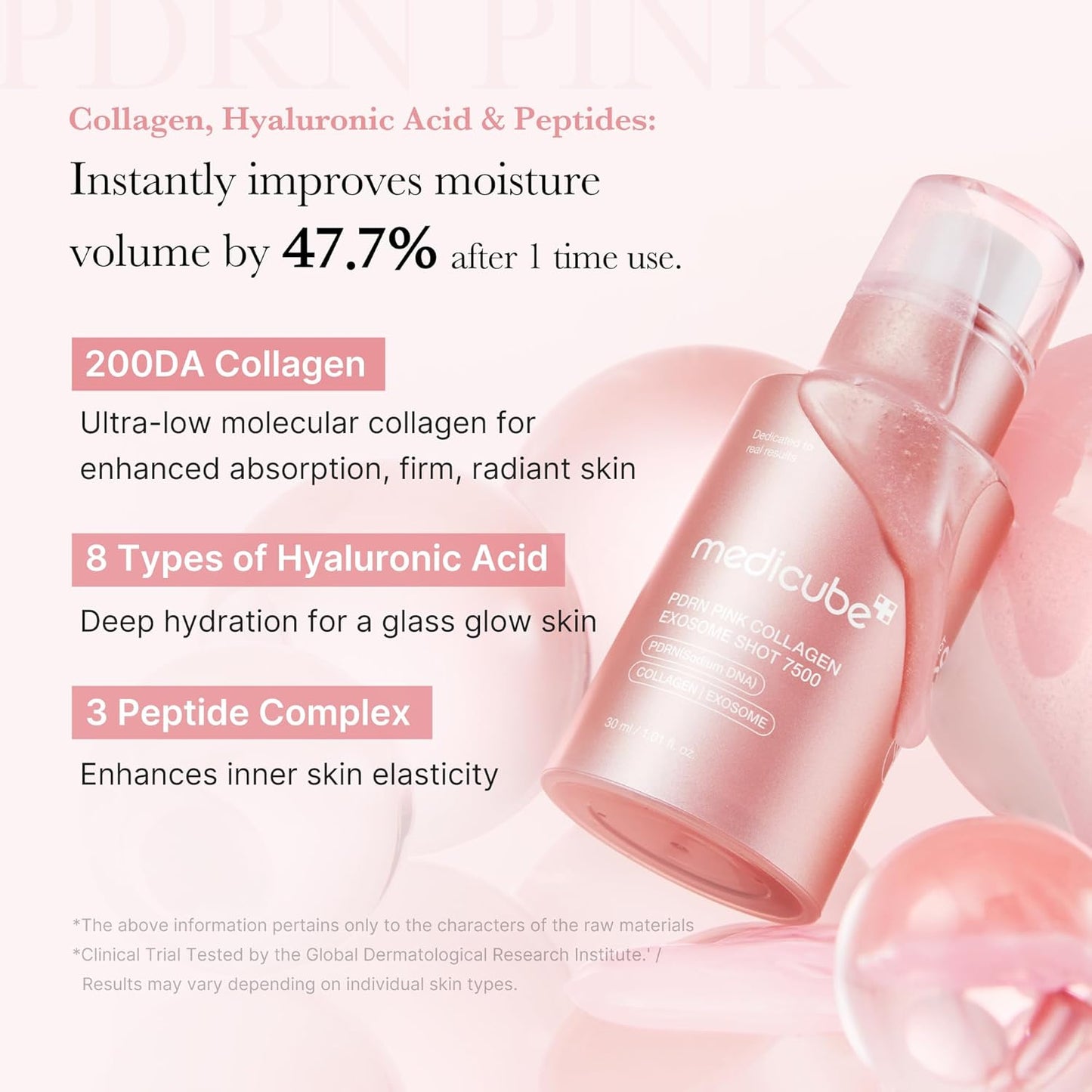 medicube PDRN Pink Collagen Exosome Shot Serum 30ml – Salmon DNA, Skin Booster, Pore Tightening & Glow Serum in Pakistan