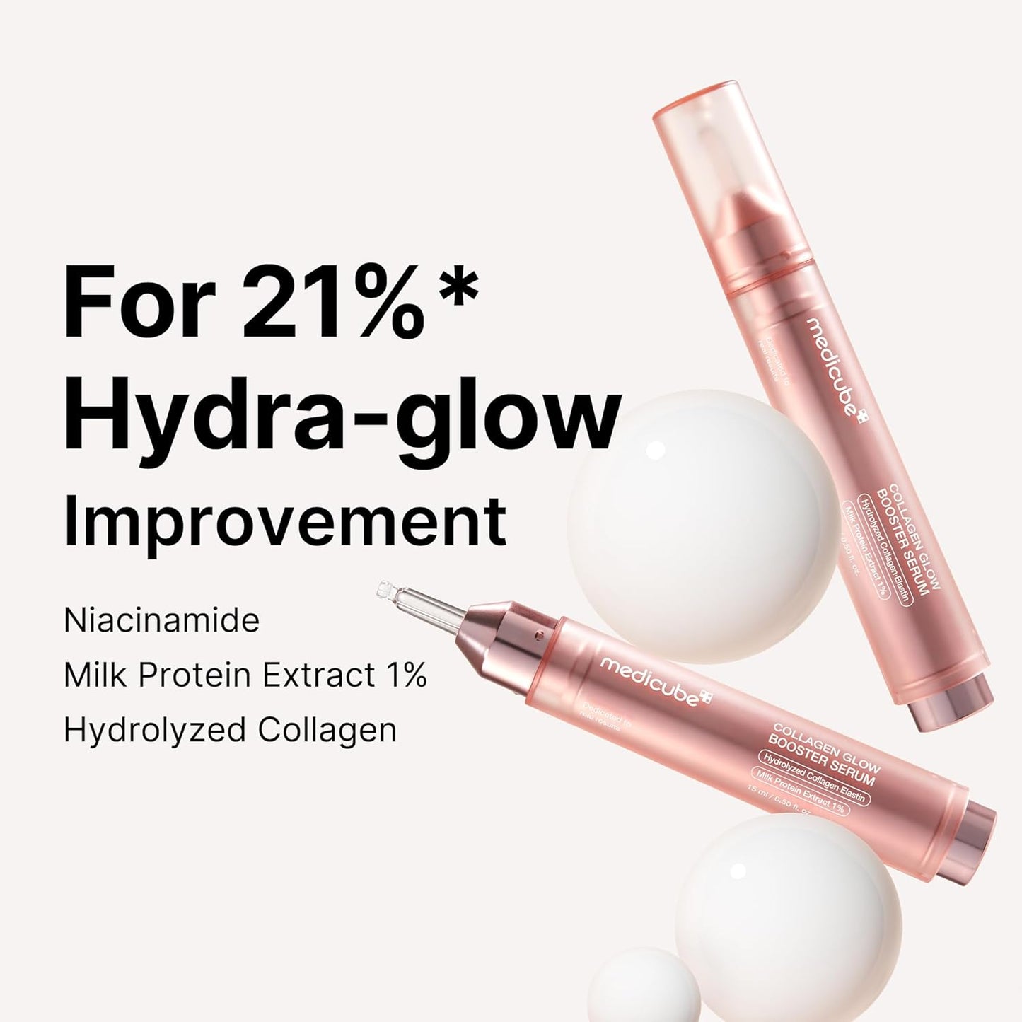 medicube Collagen Glow Booster Milk Serum 15ml – Radiance, Hydration & Firming Serum with Niacinamide in Pakistan