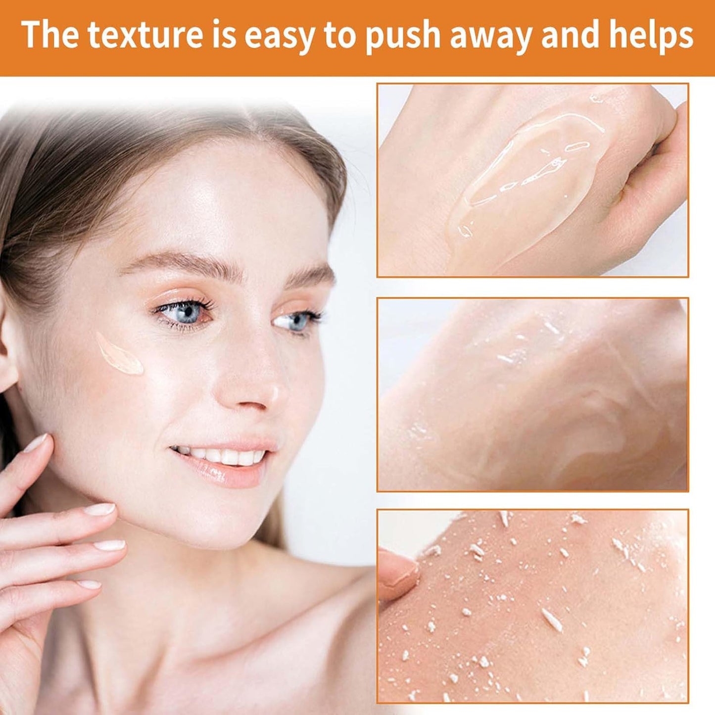 Orange Enzyme Exfoliating Gel for Face & Body 3oz – Deep Cleansing Brightening Peeling Gel Scrub in Pakistan