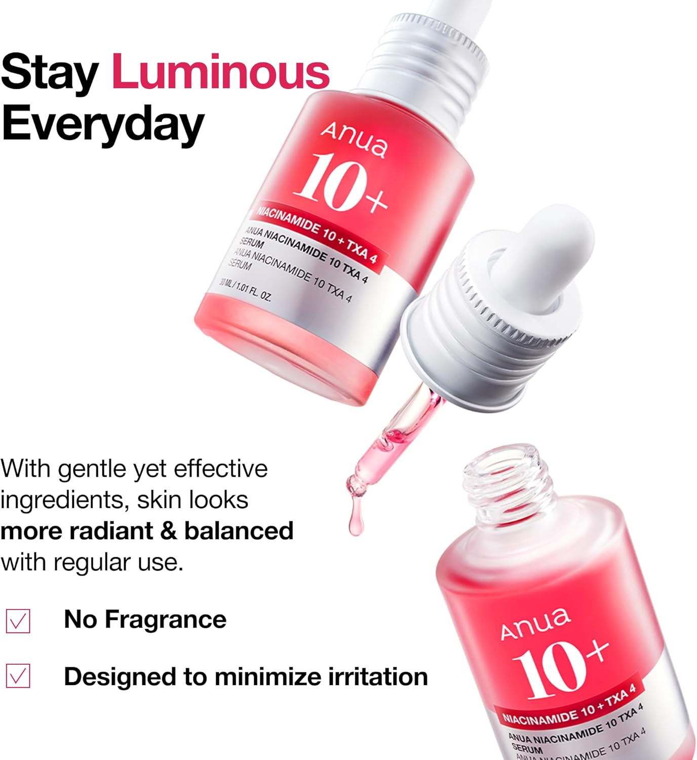 ANUA Niacinamide 10% + TXA 4% Dark Spot Removing Serum 30ml – Brightening & Pigmentation Treatment in Pakistan
