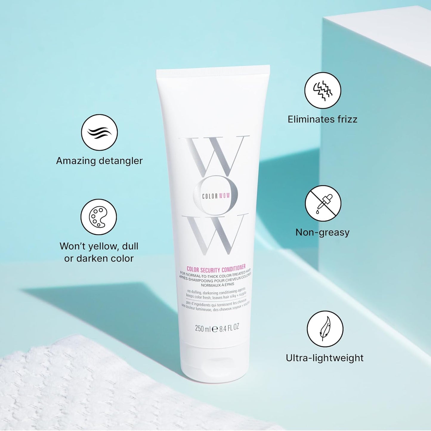 COLOR WOW Color Security Shampoo & Conditioner Duo Set – for Normal to Thick Hair | Cruelty-Free, Vegan | Achieve Super Glossy, Hydrated Hair