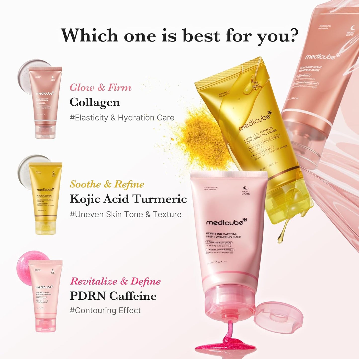 Medicube Collagen Overnight Wrapping Peel-Off Mask 2.53 fl.oz – Firming & Hydrating Korean Sleeping Mask for Glowing Skin in Pakistan