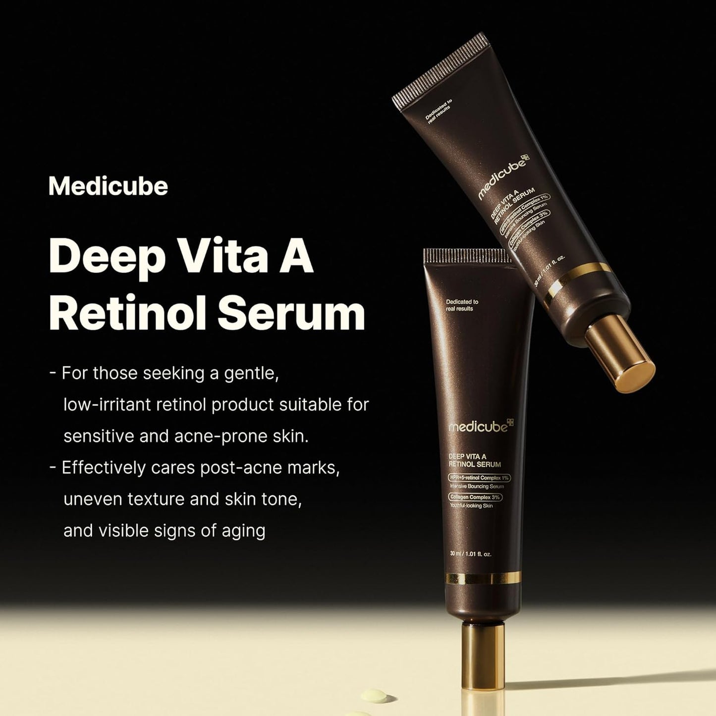 Medicube Deep Reviving Bakuchiol Retinol Serum 30ml – Anti-Aging Korean Serum for Fine Lines, Acne Marks & Skin Tone Pakistan