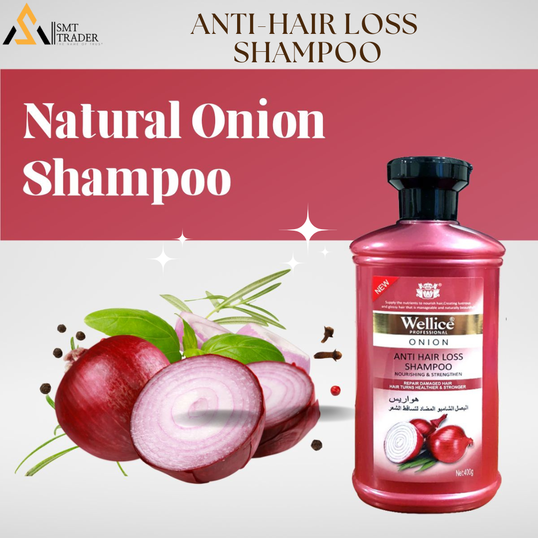 Anti Hair Loss Shampoo - Original Onion Shampoo - Original Organic Shampoo - 400g