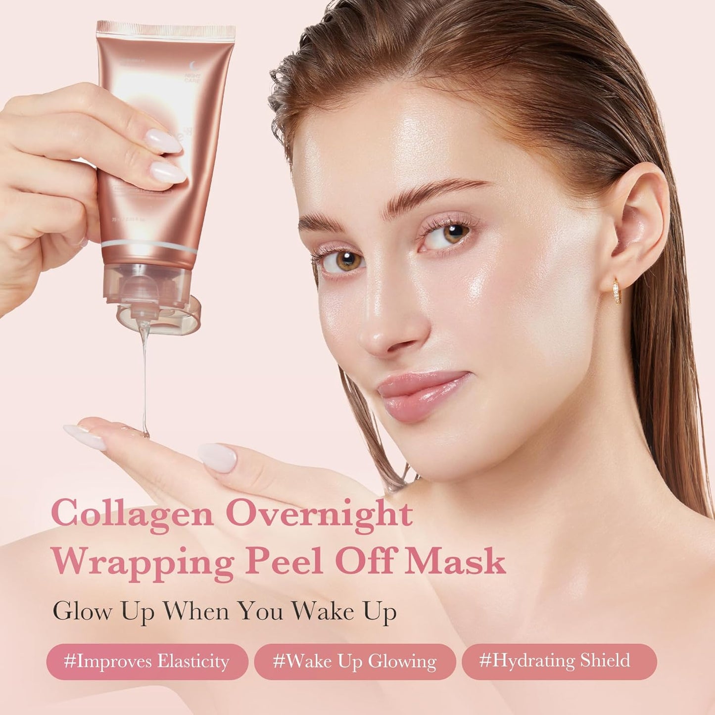 Medicube Collagen Overnight Wrapping Peel-Off Mask 2.53 fl.oz – Firming & Hydrating Korean Sleeping Mask for Glowing Skin in Pakistan
