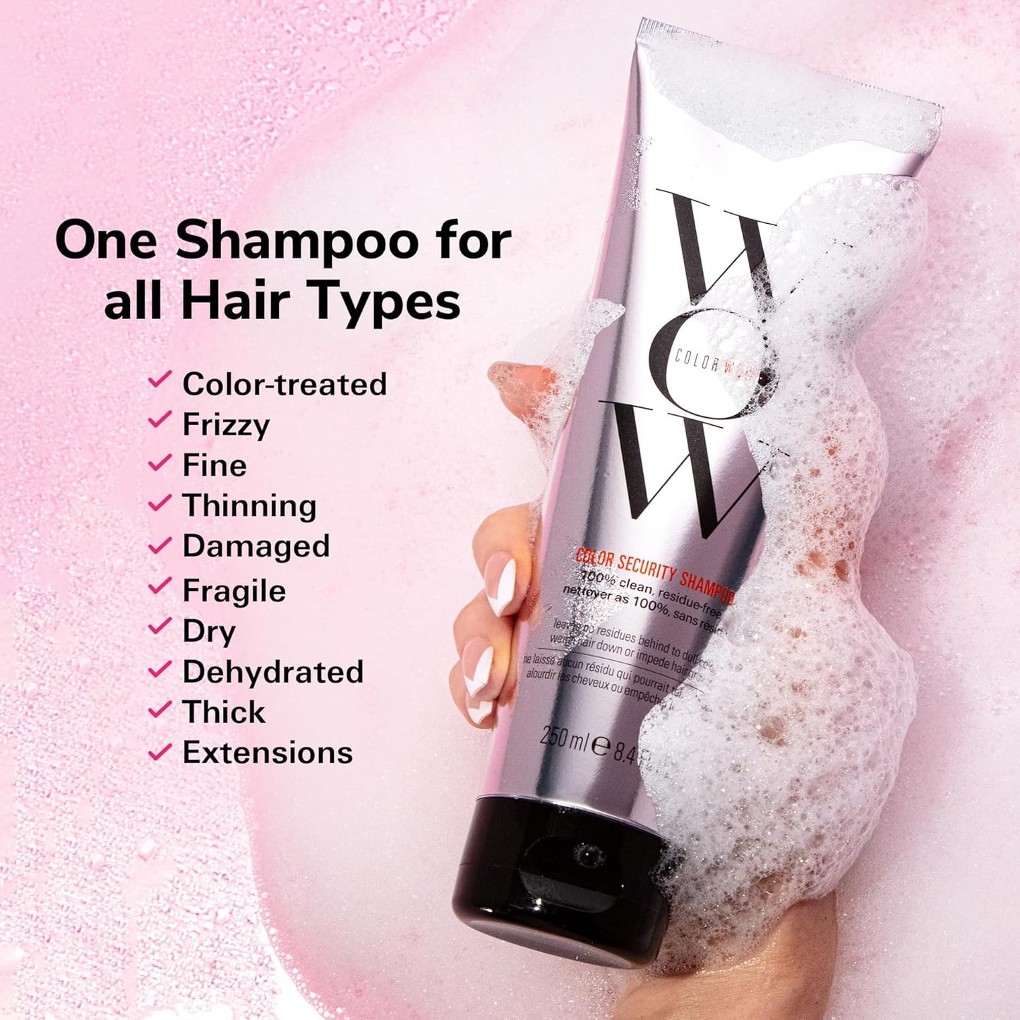 COLOR WOW Color Security Shampoo & Conditioner Duo Set – for Normal to Thick Hair | Cruelty-Free, Vegan | Achieve Super Glossy, Hydrated Hair
