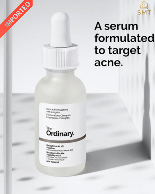 The Ordinary Salicylic Acid 2% Solution 30ml – Acne Treatment, Pore Clearing & Blackhead Removal Serum
