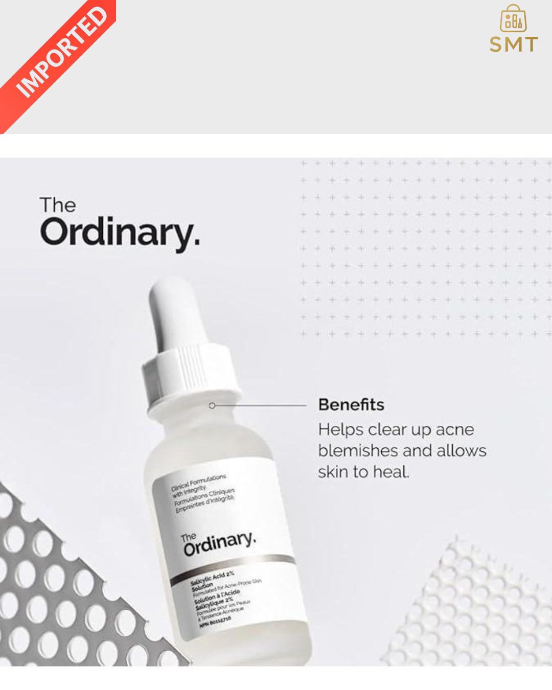 The Ordinary Salicylic Acid 2% Solution 30ml – Acne Treatment, Pore Clearing & Blackhead Removal Serum