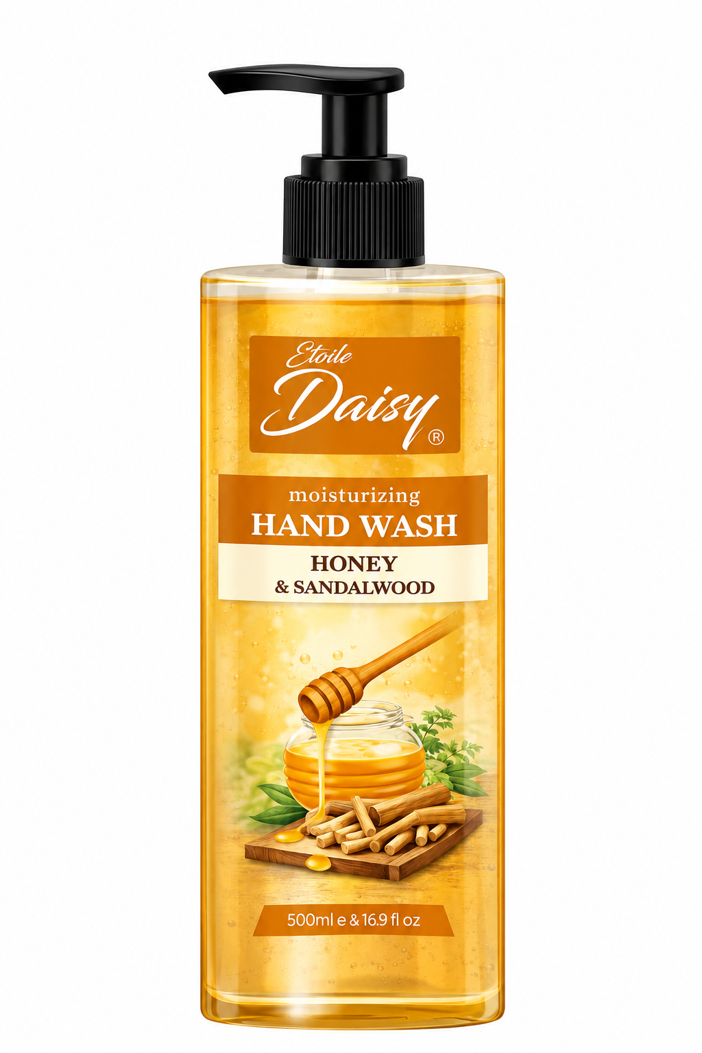 Etoile Daisy Honey & Sandalwood hand wash 500ml