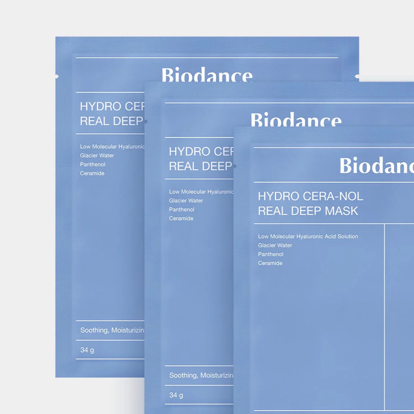 BIODANCE Hydro Cera-nol Real Deep Mask (4 Sheets) – Overnight Hydrogel Face Mask for Deep Hydration, Barrier Repair & Soothing Care in Pakistan
